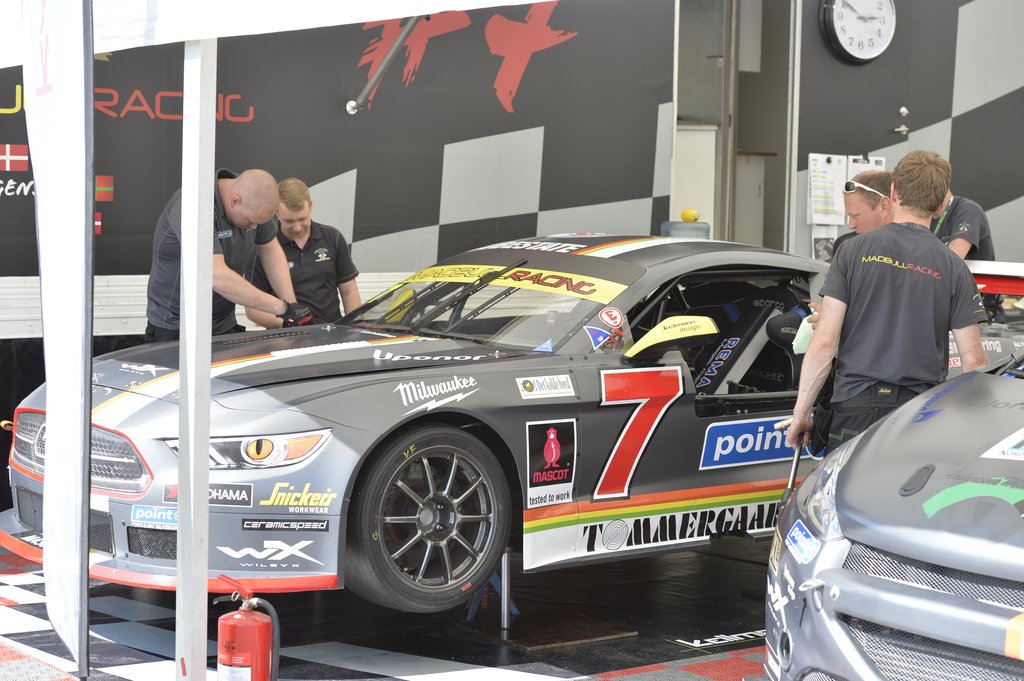 Madbull Racing er på plads med det sædvanlige setup til finaleweekenden
(Foto: Morten Kimer Hansen, Kimersfoto.dk)